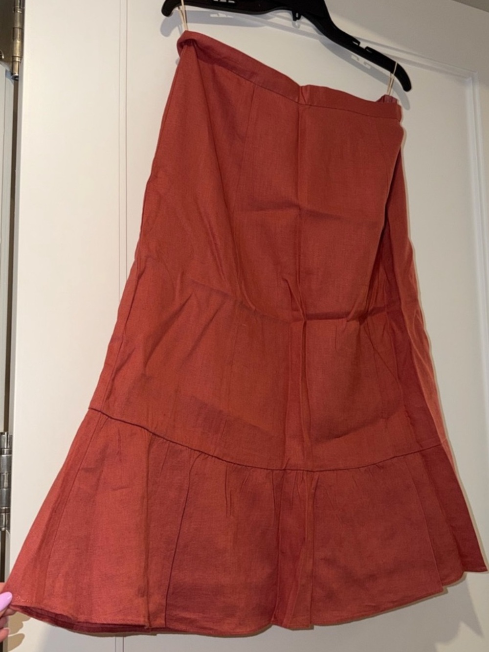 NWOT Aritzia Wilfred Organic Linen Skirt